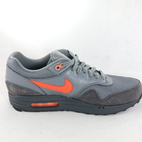 NIKE Air Max 1 FB Cool Grey-Atomic Orange Sz 8 US - Picture 5 of 8
